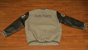 Qasr Fariyd Grey Varsity Jacket