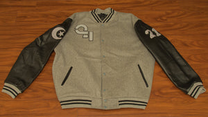 Qasr Fariyd Grey Varsity Jacket