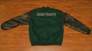 Qasr Fariyd Green Varsity Jacket